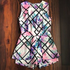 Pink and Purple Fun Romper